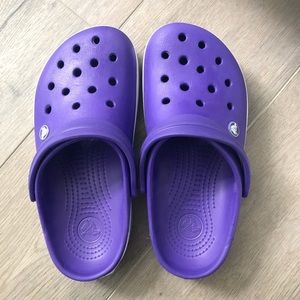 Adorable purple crocs